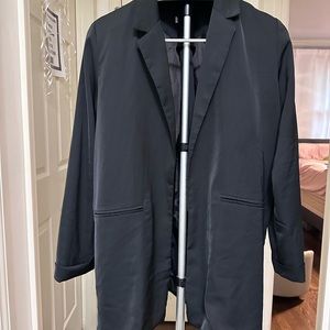 Black lightweight blazer